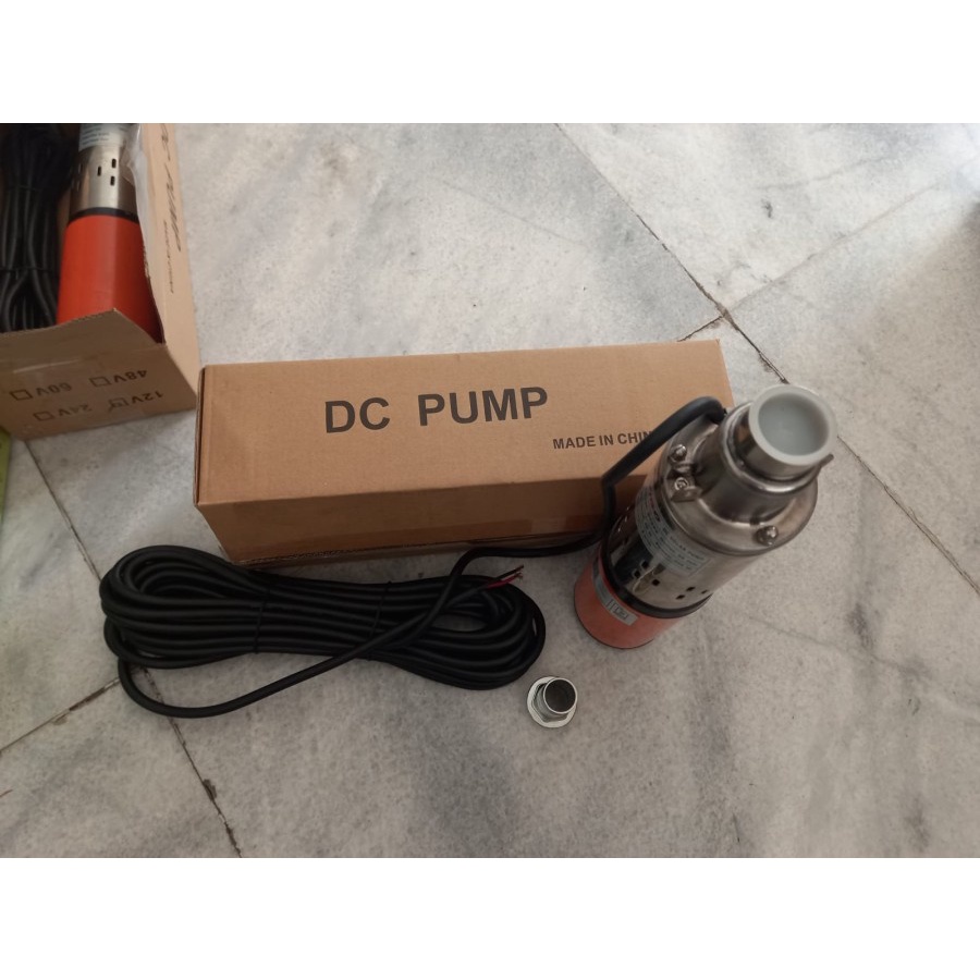 MAXPUMP SCREW DC24V 71 Pompa Satelit DC 24VOLT Pompa Celup DC Screw Pump Pompa Sumur Dalam 3inch Head 40meter