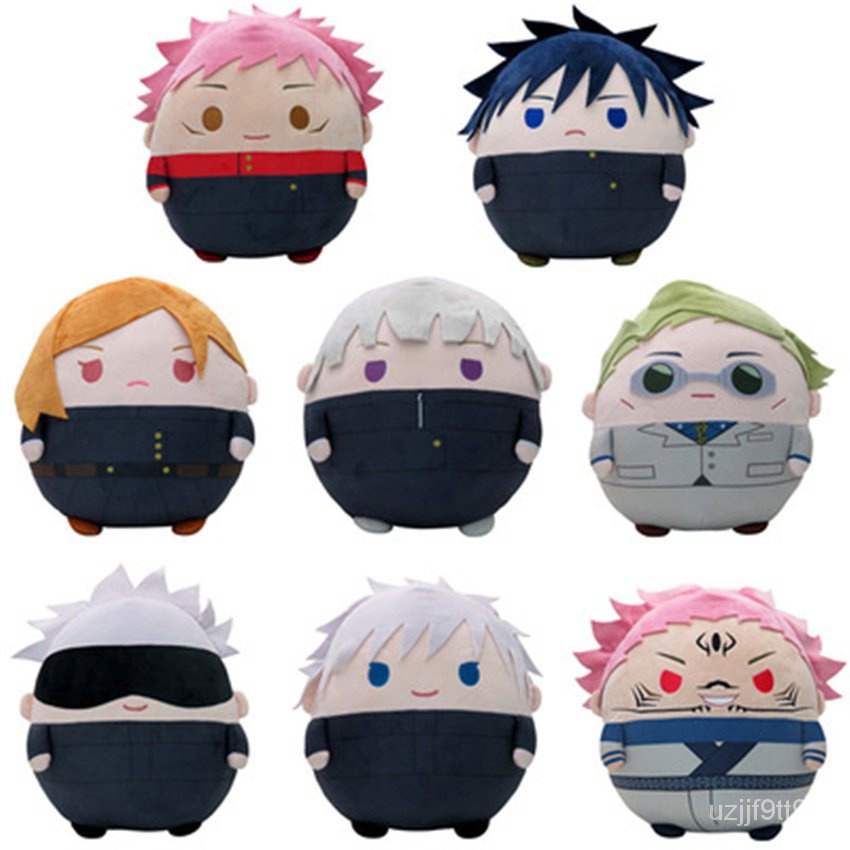 Takerlama 30cm Jujutsu Kaisen Gojo Satoru Plush Doll Yuji Itadori Fuwa Mascot Toys Anime Pendant Chi