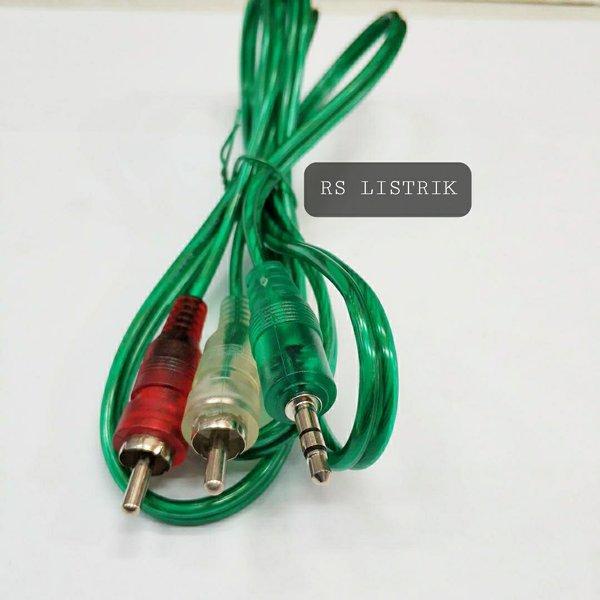Dijual Kabel Audio Rca Mini Stereo - Hp Ke Speaker - Hp Ke Salon Baik