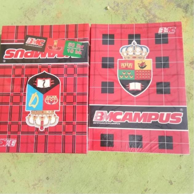 

Terbaru! Buku Tulis BMC 36 Campus 1pack 10 buku / per buku isi 36 lembar Rafli Rizqi !!