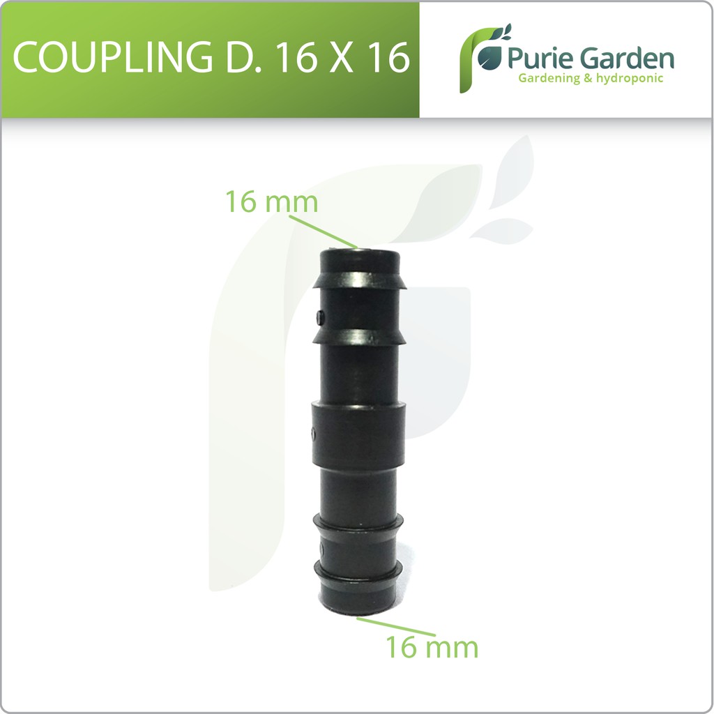 Coupling D. 16 x 16mm Irritec