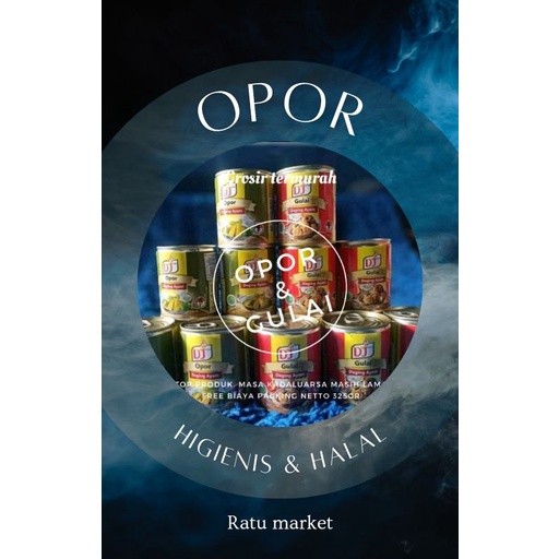 MAKANAN KALENG OPOR AYAM & GULAI DJ FOOD 325GR