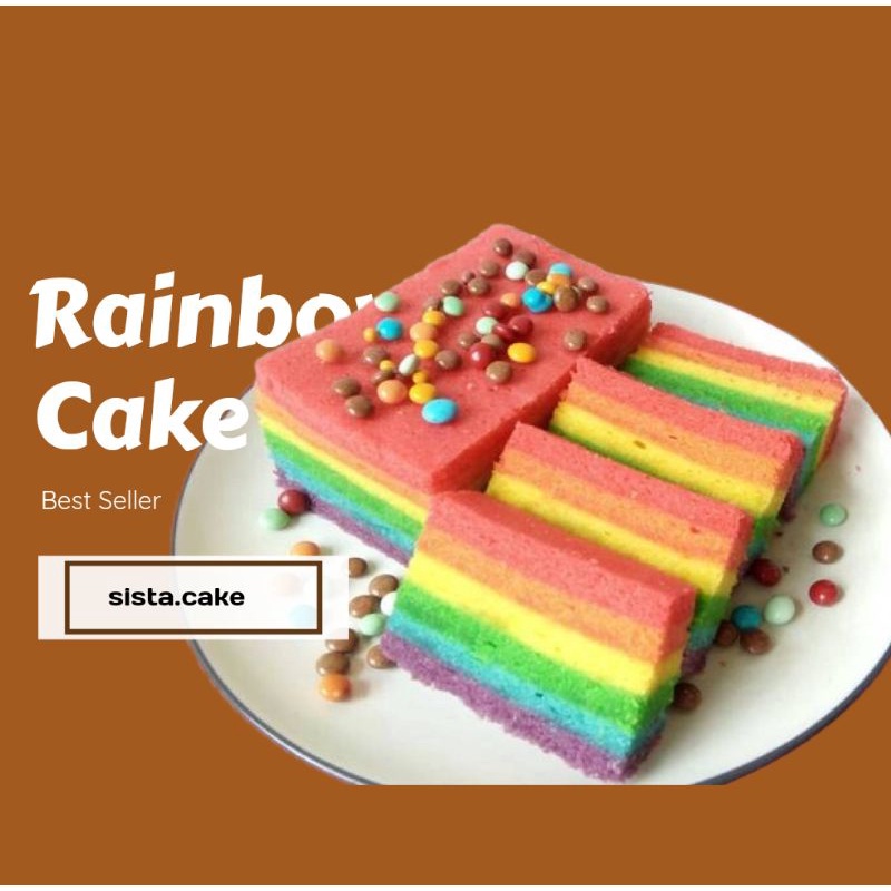 

Kue rainbow cake semarangan