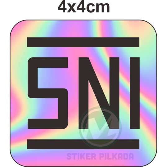 

STIKER VINYL SNI 4X4CM