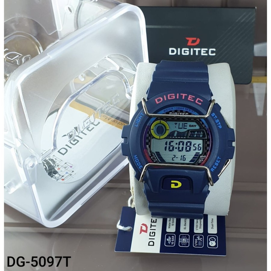 Jam tangan pria digitec 5097 digital kawat sport pria original