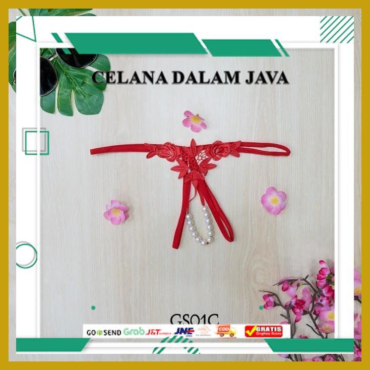 HOT DEAL G STRING SEXY UNDERWEAR WANITA G STRING WANITA PREMIUM MERAH GS01C KUALITAS IMPORT 