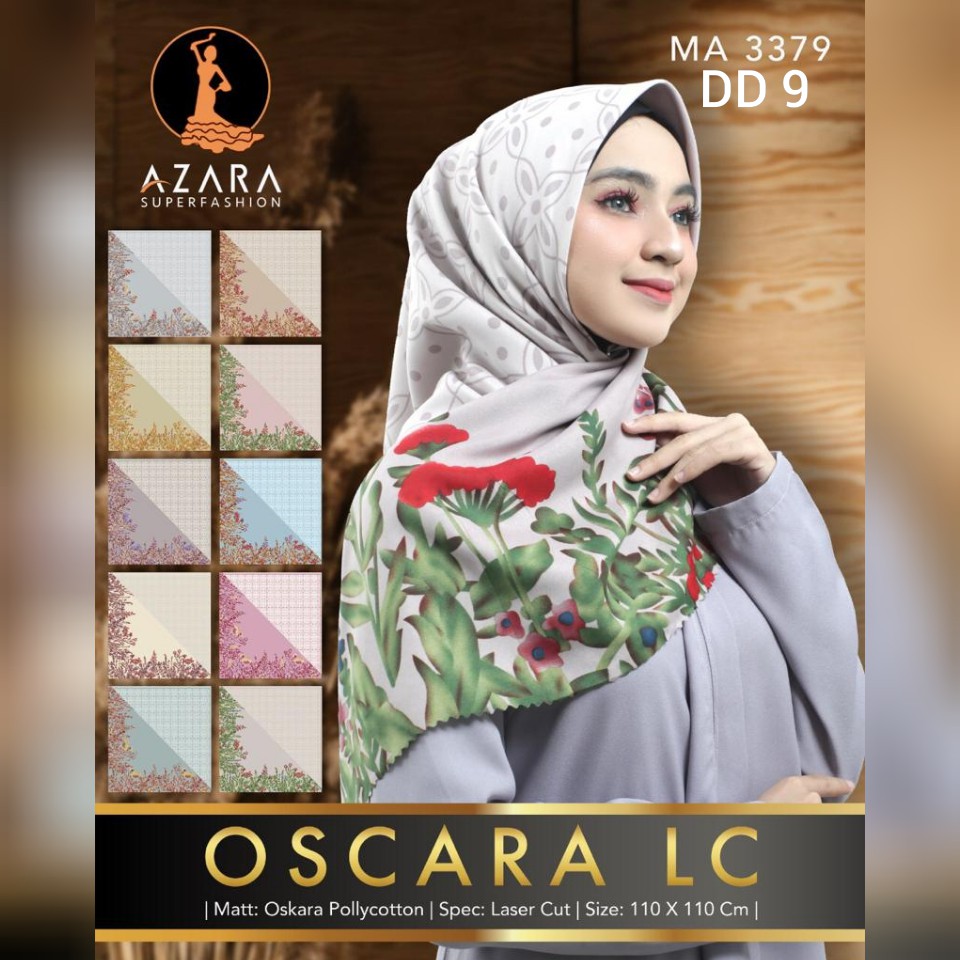 JILBAB AZARA SEGIEMPAT MOTIF LASER CUTTING / SEGI EMPAT LASER CUT MOTIF