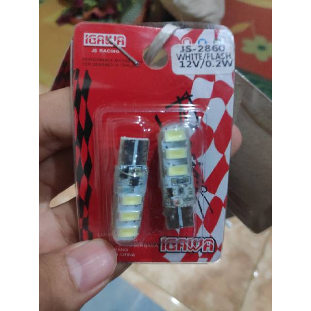 Lampu LED T10 strobo