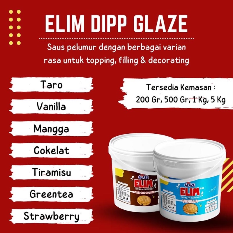 SSA dipp Glaze 1 Kg toping donat