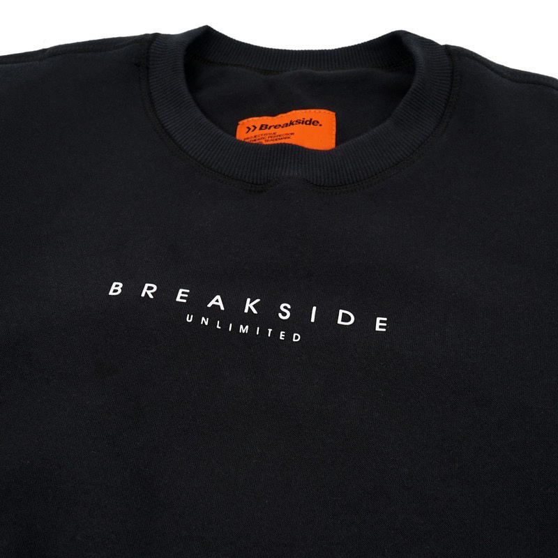 SWEATER CREWNECK BREAKSIDE SWEET BLACK