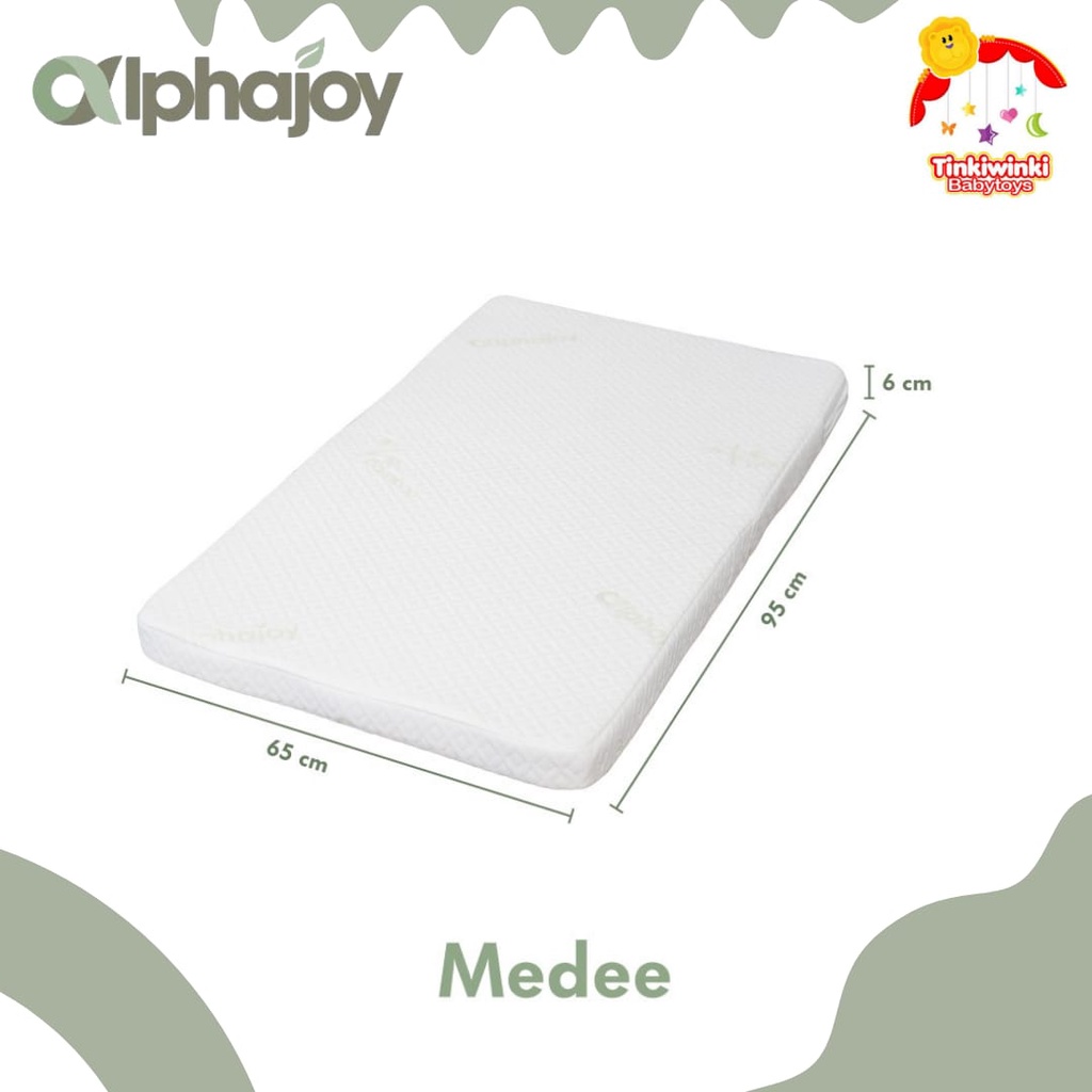 Alphajoy – MEDEE Bamboo Baby Mattress 100% Natural Latex uk 95 x 65
