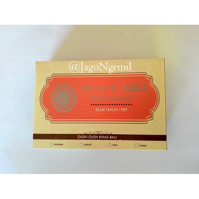 Pie Asli Enak 20pcsbox KEJU pie susu pie enak asli dari bali
