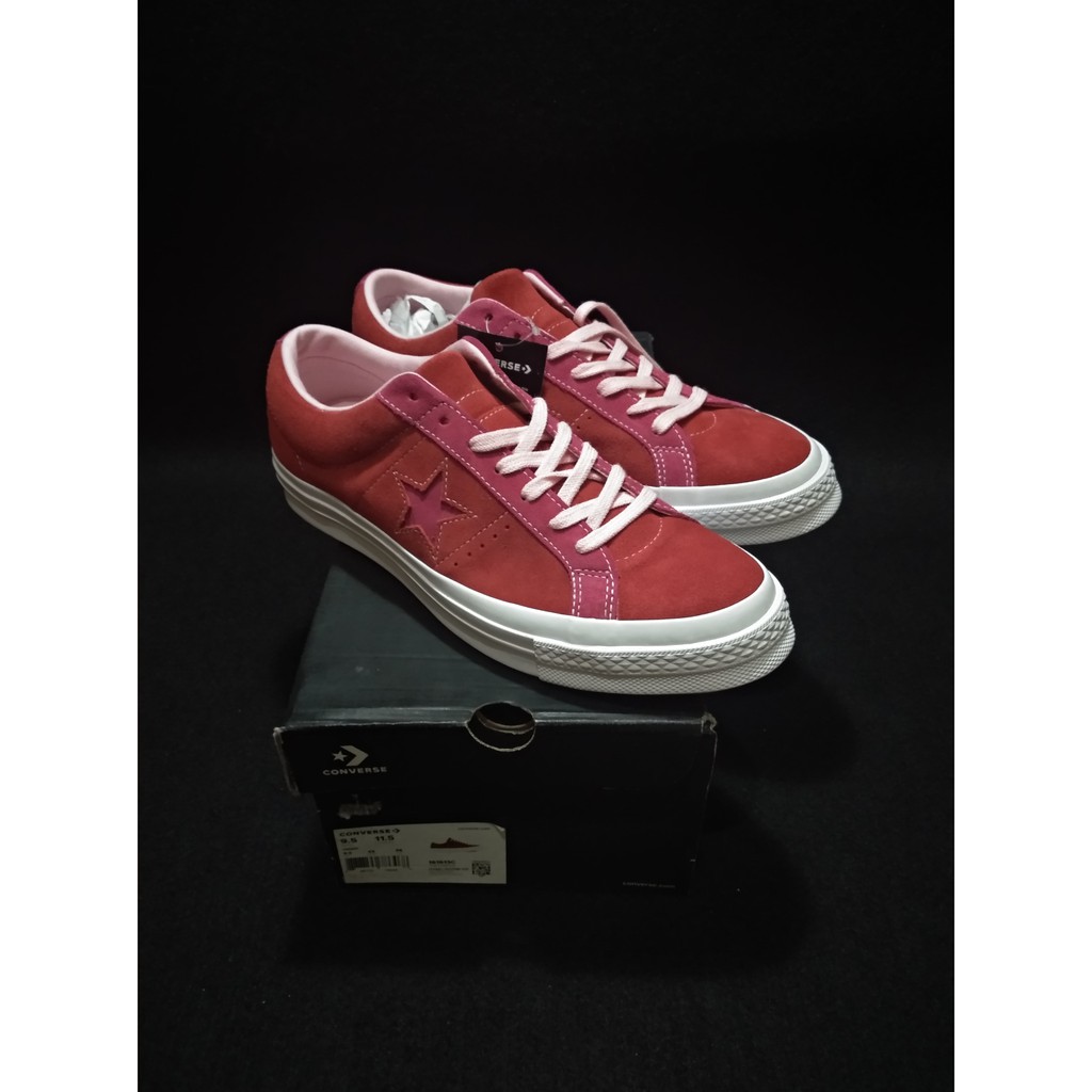 Sepatu Converse One Star OX Enamel Red / Pink Pop Original Murah