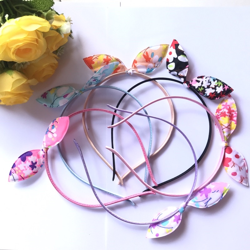 Bando Pita Motif Bunga - Bando Anak