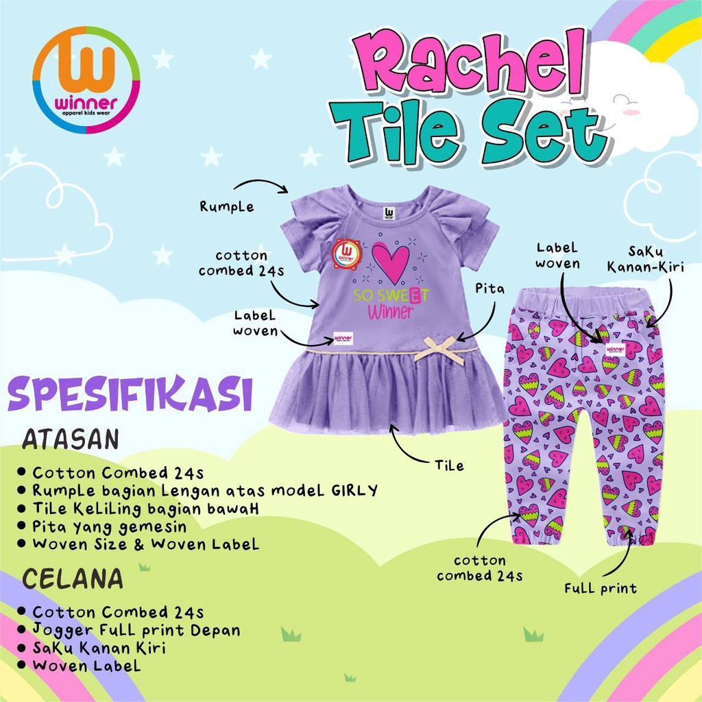 Winner Kids Set Rachel Tile