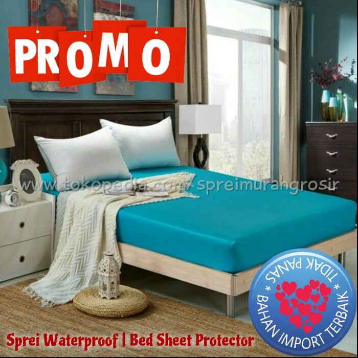 Sprei Waterproof Ukuran 120X200 Polos