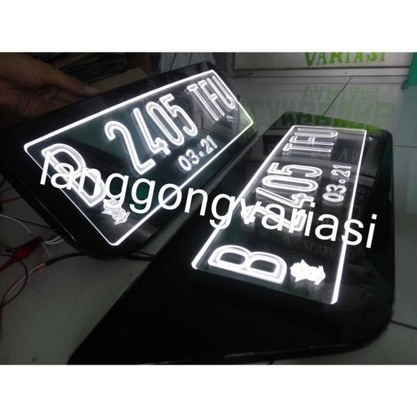 custom cover plat nomor acrylic cembung custom avanza old xenia old