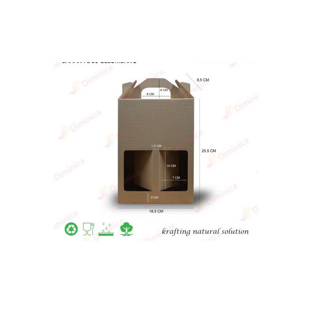 Box Hampers Botol 1liter / Kardus Kemasana Minuman / Kardus Jinjing Botol