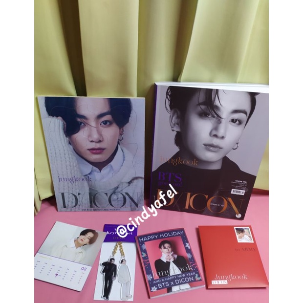 READY STOCK DICON MEGAZINE BTS FULLSET VERSI jUNGKOOK