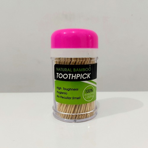 TUSUK GIGI merk NATURAL BAMBOO (10 toples)