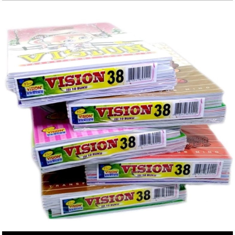 

Buku Tulis Vision isi 38 Lembar Harga 1 Pack