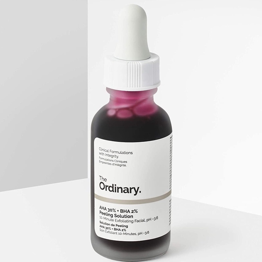 The Ordinary AHA 30% + BHA 2% Peeling Solution Serum Wajah