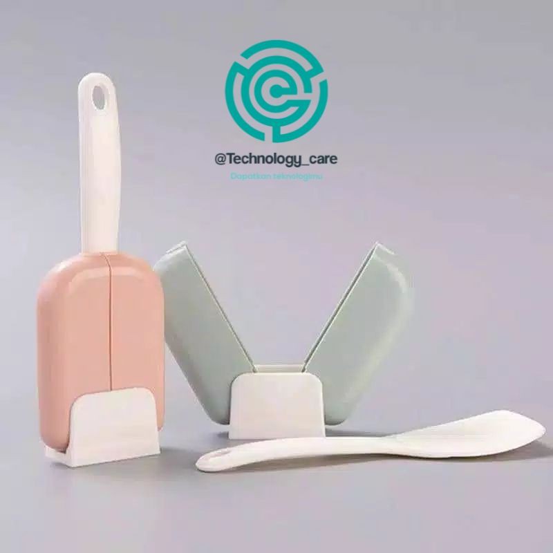 centong nasi ajaib/centong nasi buka tutup otomatis/centong nasi otomatis