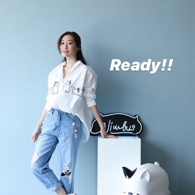 Eunoia x Nimbus Buxton Printed Oversize Shirt