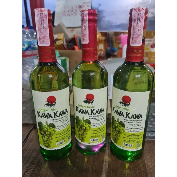 Kawa-Kawa Anggur Hijau 600ml