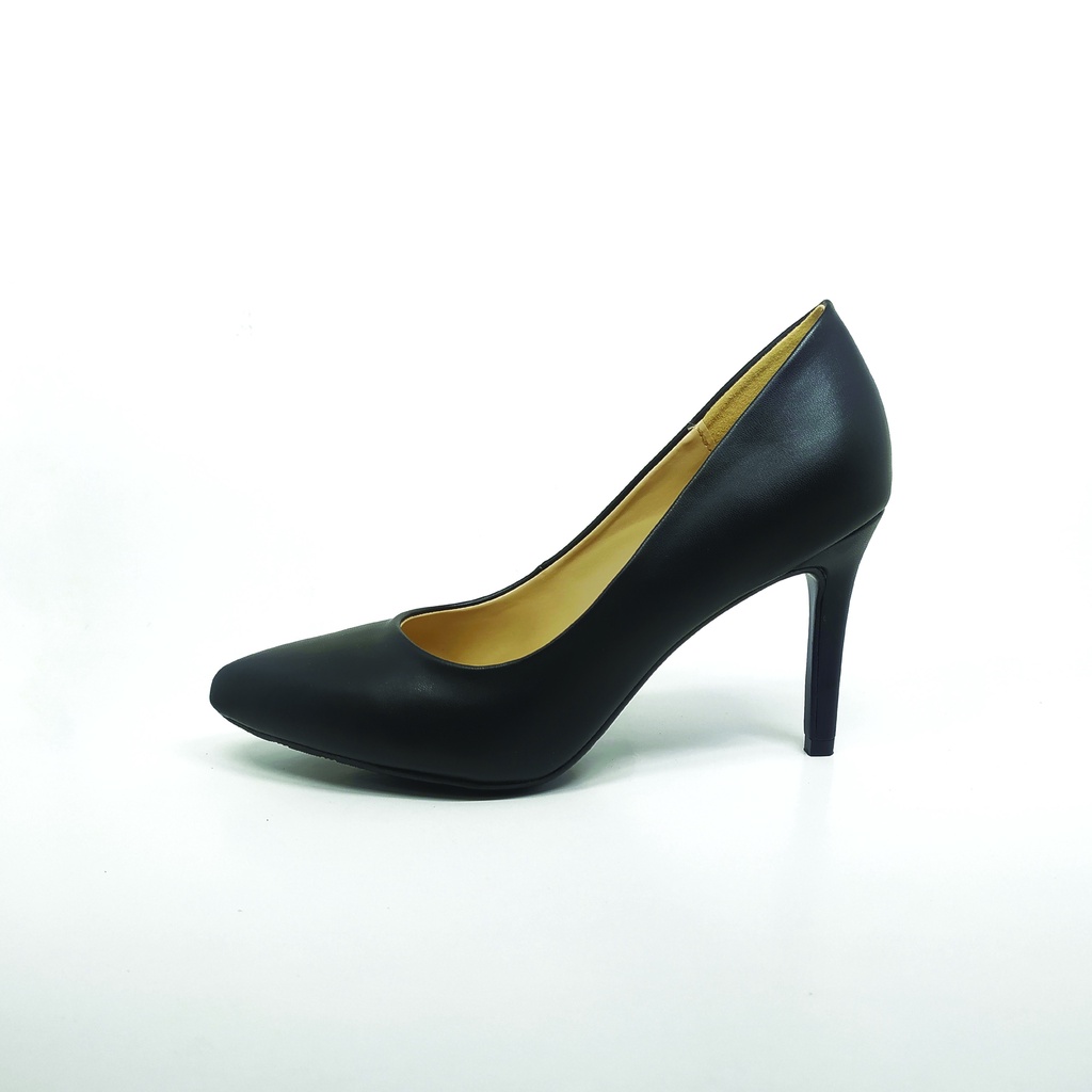 Workswell Sepatu  Kerja Wanita High Heels 9cm Kode 648 Hitam dove