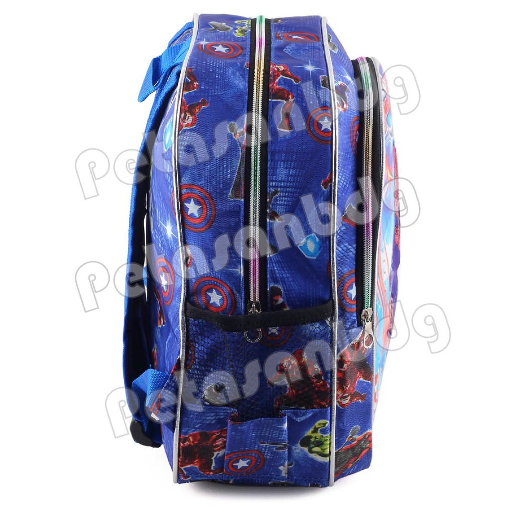 PTS - Ransel Sekolah Anak Cowo / Laki Laki Karakter - EXTRA - THE FORBIDDEN   - RANSEL LED - LED BACKPACK + BOTOL