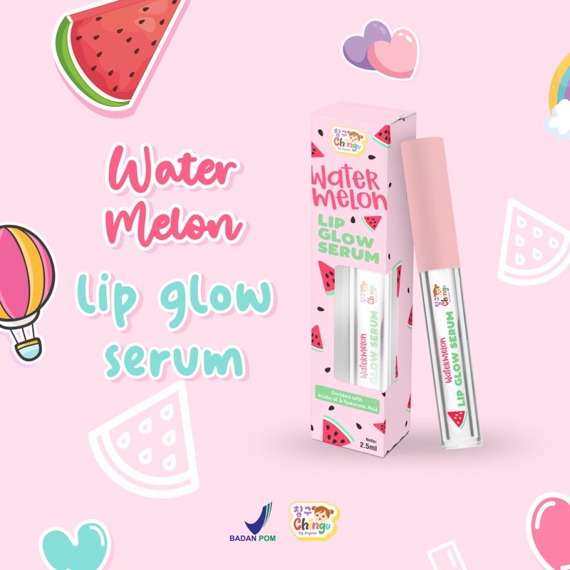 CHINGU BY KIYOWO WATERMELON LIP GLOW SERUM 3.5GR