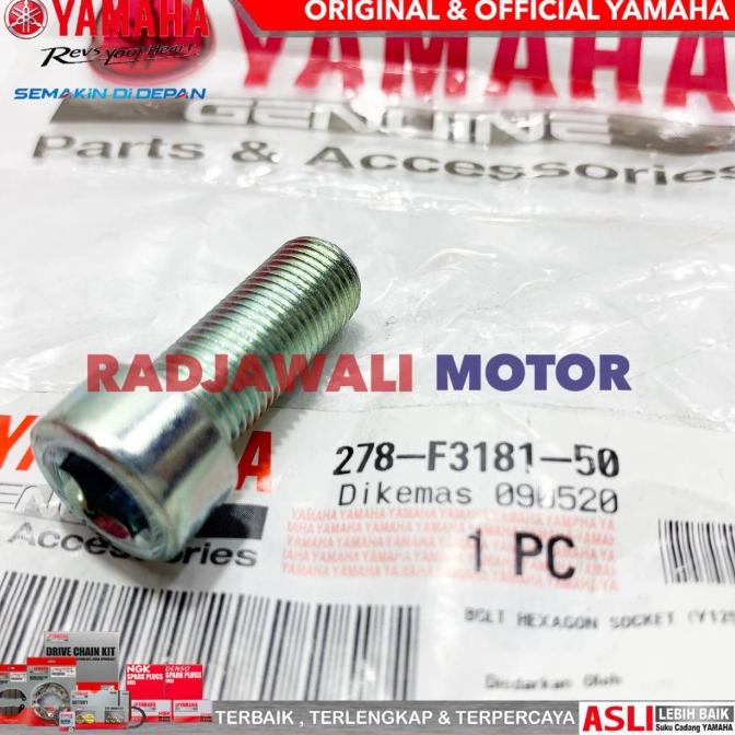 Baut L Tabung As Shock Depan Bawah Rx King Mio F1Zr Nouvo Asli Yamaha