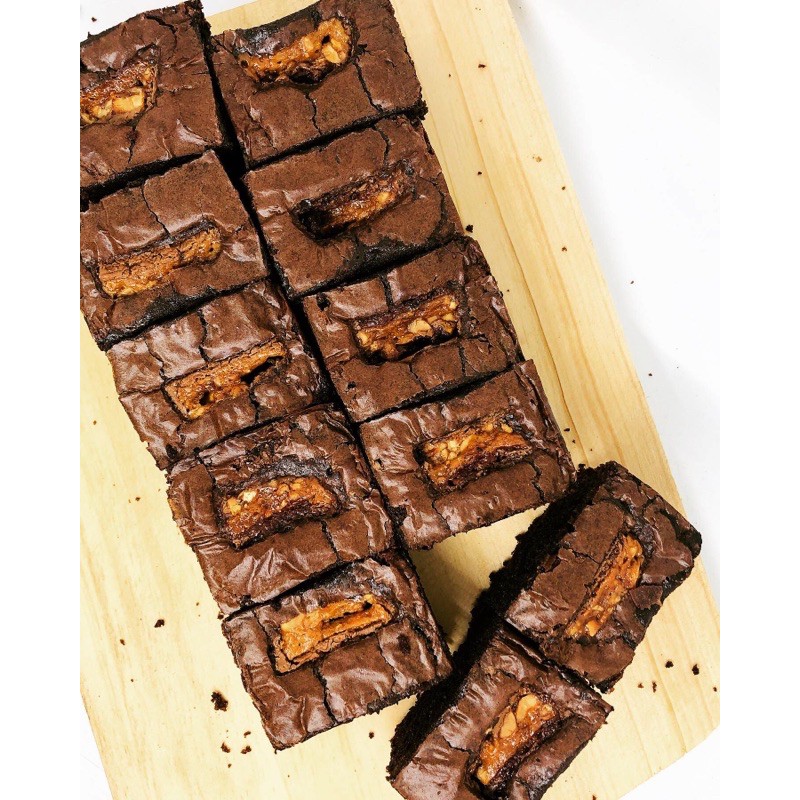 

Nutty Caramel Fudgy Brownies