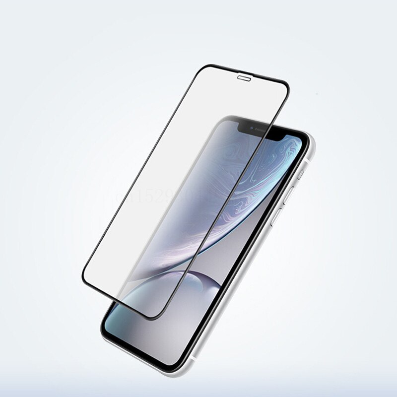 Pelindung Layar Tempered Glass 5000d Untuk Iphone 11 Pro X Xs Max Xr Se 2020 10 8 7 6 6s Plus