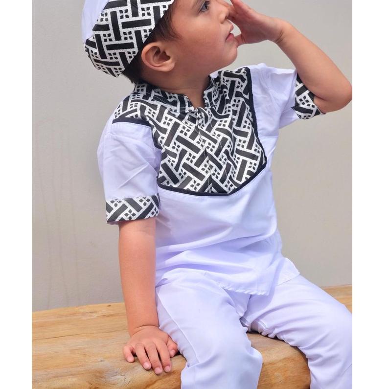 BAJU KOKO ANAK BAJU MUSLIM ANAK 1-5 TAHUN SETELAN BAJU KOKO ANAK MOTIF BATIK SETELAN BAJU KOKO2022 S