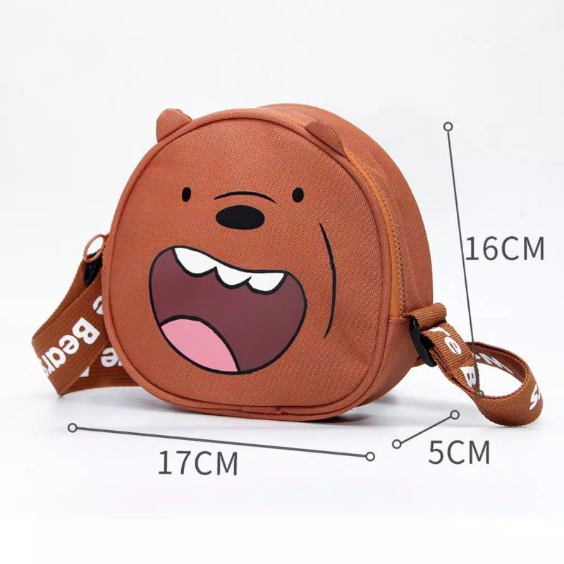 tas bear MINISO selempang