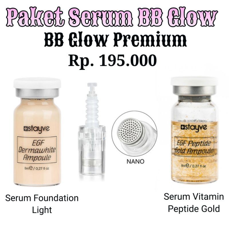 Serum BB Glow Stayve (Paket Premium)