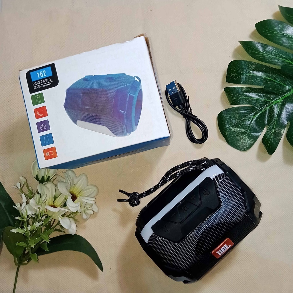 Speaker Bluetooth TG162 Lampu LED Portable Speaker Wireless TG 162 TG-162