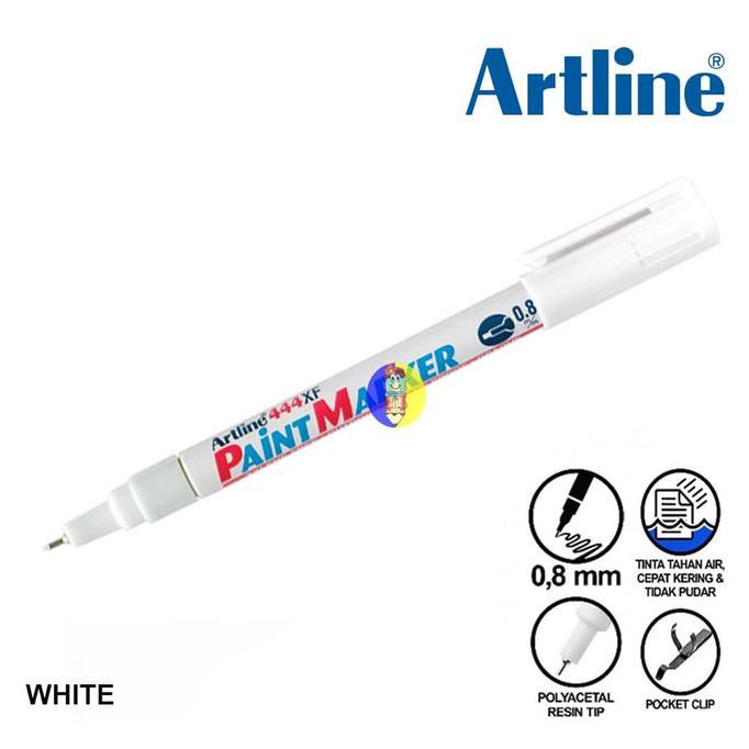 

Best Seller] Artline Paint Marker 444Xf White 0.8Mm
