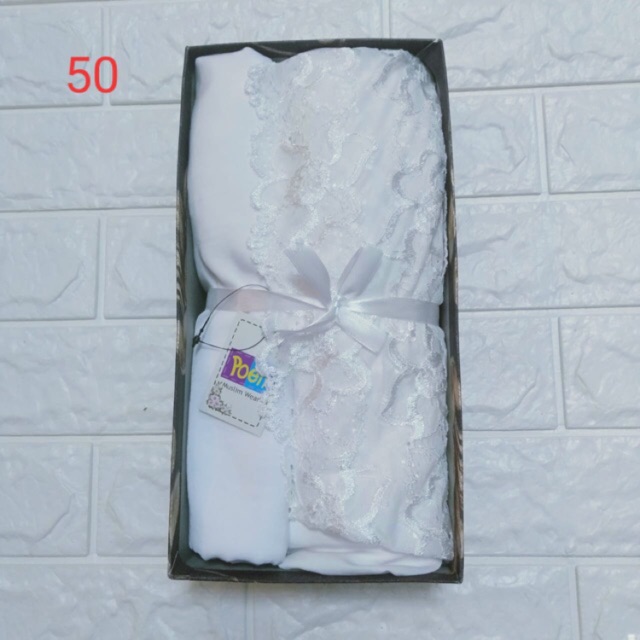 Mukena polos silky POETI