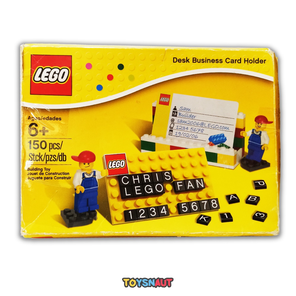 Lego Deck Bussiness Card Holder 850425 Original Rare Minus