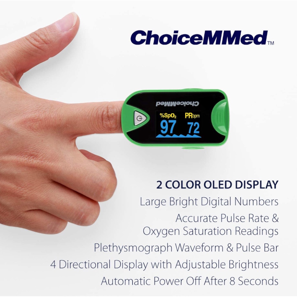 Choicemmed Fingertip Pulse Oximeter MD300C20 - Alat Ukur Kadar Oxygen