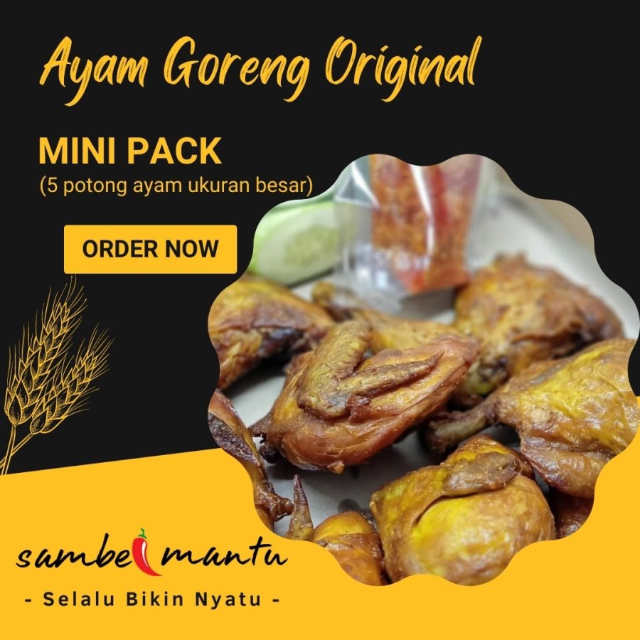 

#1 Chicken Hampers Ayam Goreng Orignal Bumbu Rempah Mini Pack Hantaran