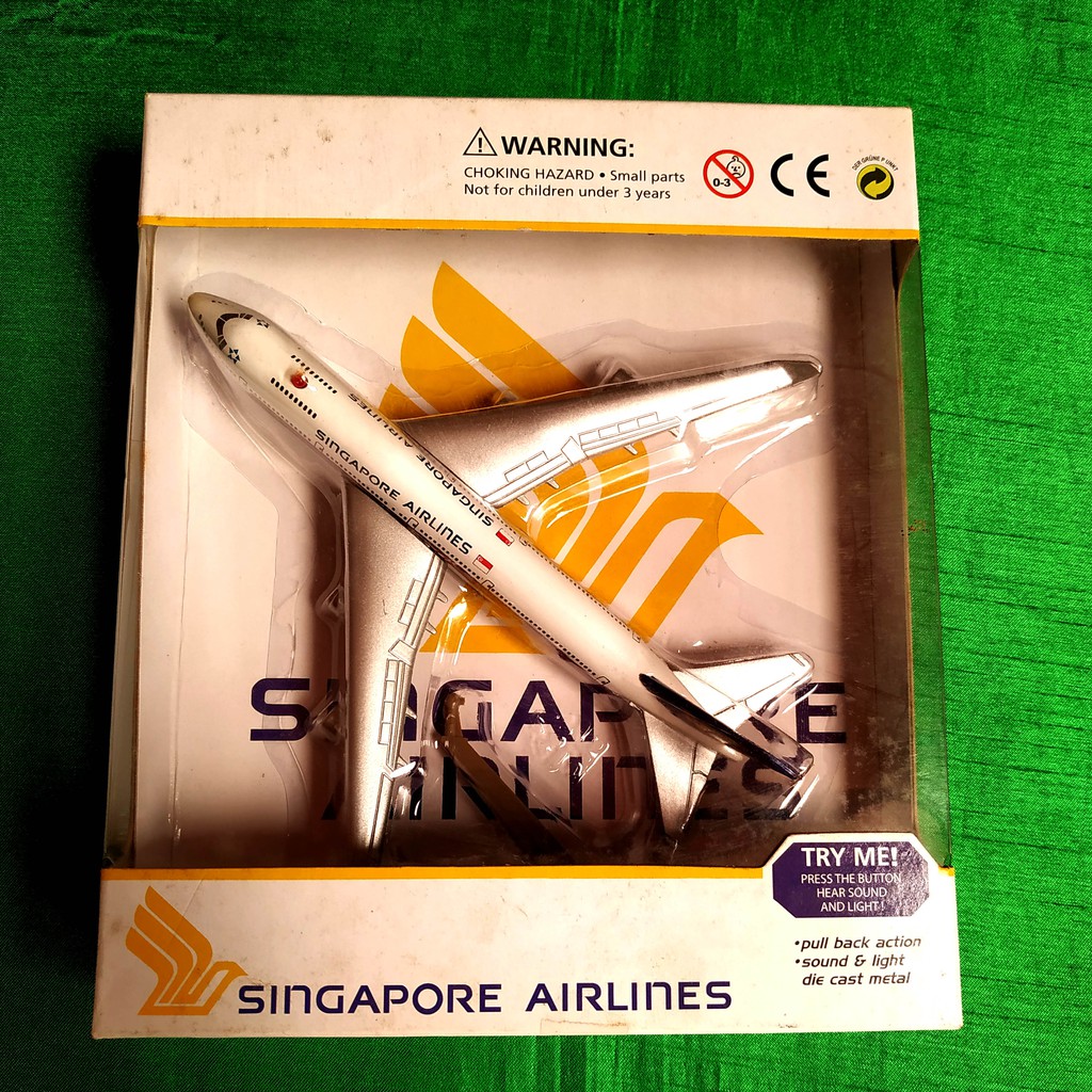 DIECAST Pesawat Terbang SINGAPORE AIRLINES