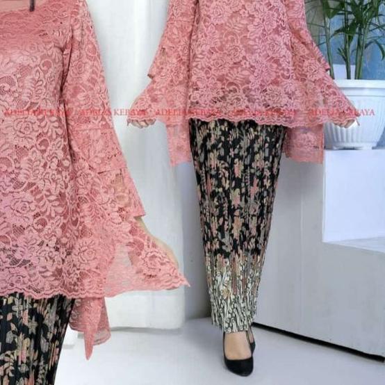 ♜ SET>KEBAYA JUMBO_KEBAYA LD130/KEBAYA BRUKAT/KEBAYA TUNIK/ KEABAYA BIGSIZE/KEBAYA MODERN(Ld130) ⅎ