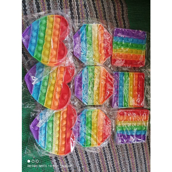 POP IT Rainbow murah / Pop it silikon / Mainan anak Pop it / fidget push Pop Its / kado anak balita-2