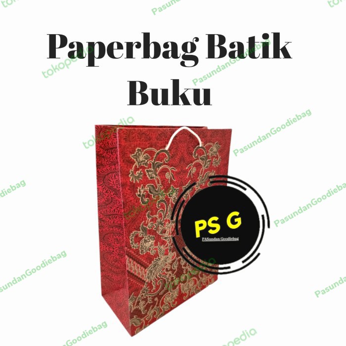 

BISA BAYAR DITEMPAT paperbag buku motif TERLARIS