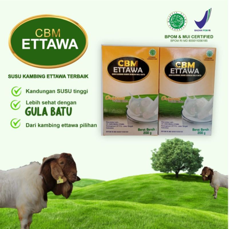 

susu kambing ettawa gold susu plus gula batu