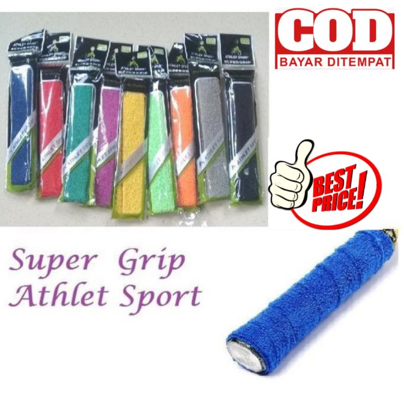 GRIP RAKET / BADMINTON ATHLET - SPH HANDUK TIPIS POLOS GROSIR